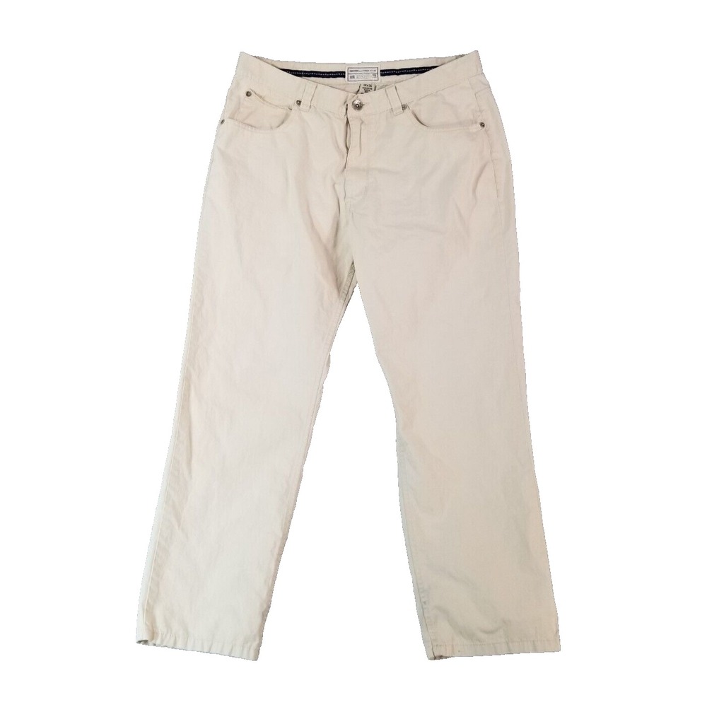Colours Alexander Julian jeans men's 34x30 regular straight beige cotton